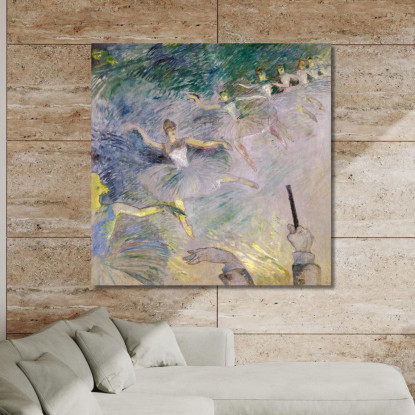 Ballerine Henri de Toulouse-Lautrec htl22 quadro stampato su tela