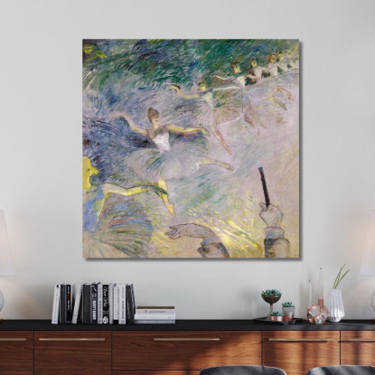 Ballerine Henri de Toulouse-Lautrec htl22 quadro stampato su tela