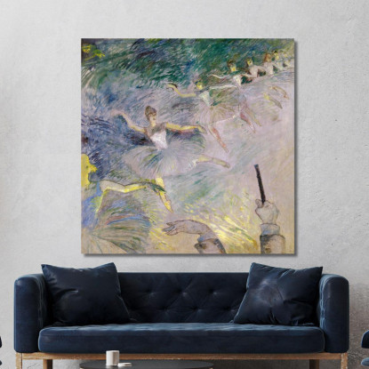 Ballerine Henri de Toulouse-Lautrec htl22 quadro stampato su tela