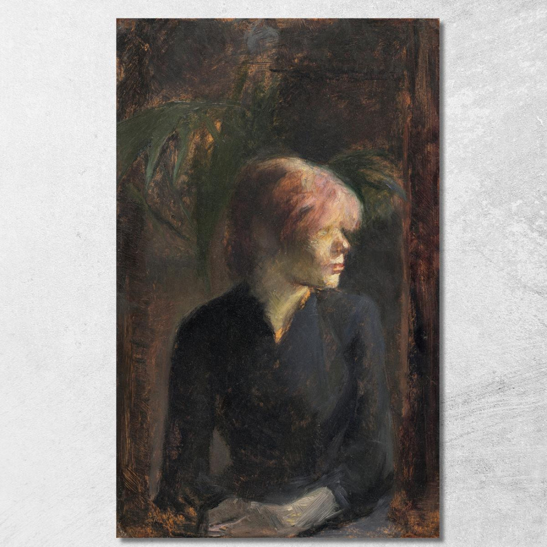 Carmen Gaudin Henri de Toulouse-Lautrec htl25 quadro stampato su tela