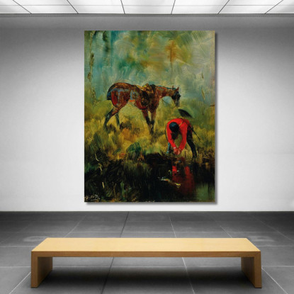 Cavallo Da Caccia Alla Volpe Henri de Toulouse-Lautrec htl28 quadro stampato su tela
