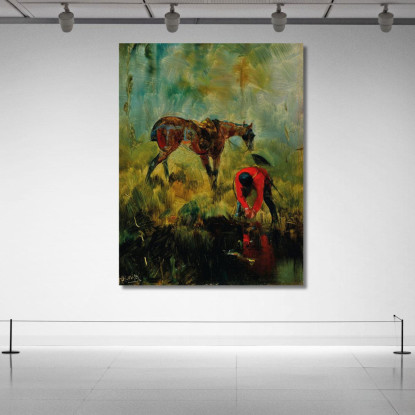 Cavallo Da Caccia Alla Volpe Henri de Toulouse-Lautrec htl28 quadro stampato su tela