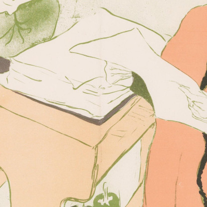 Copertina Per "L'Estampe Originale Album I" Pubblicata Da "Le Journal Des Artistes" Henri de Toulouse-Lautrec htl29 quadro stam