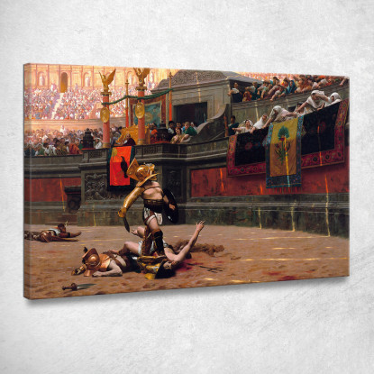 Pollice Verso Jean-Léon Gérôme jlg94 quadro stampato su tela