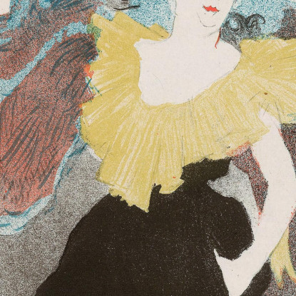 Elles - La Clownesse Henri de Toulouse-Lautrec htl34 quadro stampato su tela
