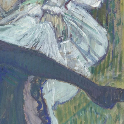 Jane Avril Che Balla Henri de Toulouse-Lautrec htl48 quadro stampato su tela