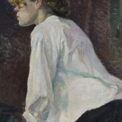 La Lavandaia Henri de Toulouse-Lautrec htl49 quadro stampato su tela