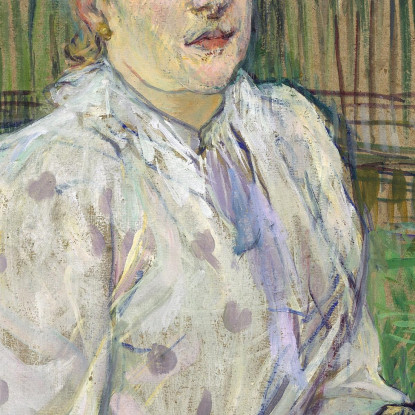 Signora Con Un Cane Henri de Toulouse-Lautrec htl56 quadro stampato su tela