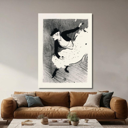 Il Caffè-Concerto Henri de Toulouse-Lautrec htl57 quadro stampato su tela