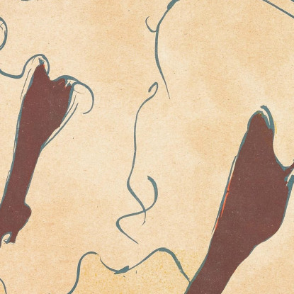 La Troupe Di Mademoiselle Églantine Henri de Toulouse-Lautrec htl63 quadro stampato su tela