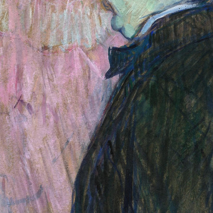 Maxime Dethomas Henri de Toulouse-Lautrec htl67 quadro stampato su tela