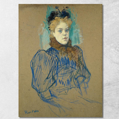 May Milton Henri de Toulouse-Lautrec htl70 quadro stampato su tela