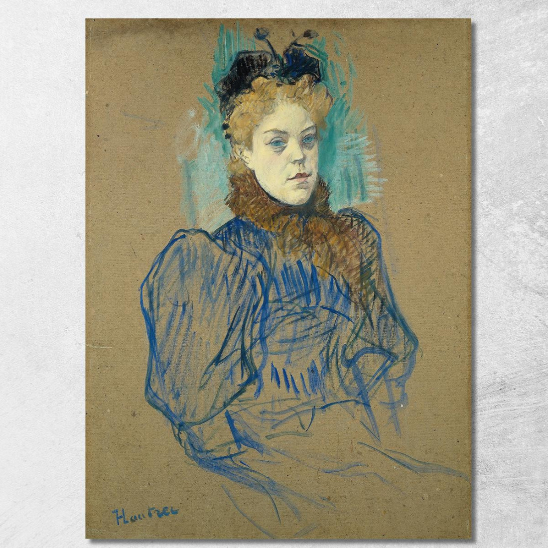 May Milton Henri de Toulouse-Lautrec htl70 quadro stampato su tela