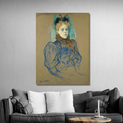 May Milton Henri de Toulouse-Lautrec htl70 quadro stampato su tela