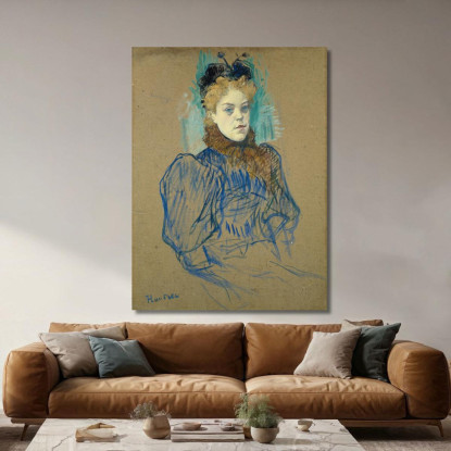 May Milton Henri de Toulouse-Lautrec htl70 quadro stampato su tela
