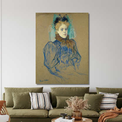 May Milton Henri de Toulouse-Lautrec htl70 quadro stampato su tela