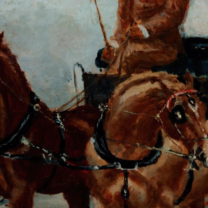 Monsieur Henri de Toulouse-Lautrec htl73 quadro stampato su tela