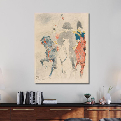 Napoleone Henri de Toulouse-Lautrec htl75 quadro stampato su tela
