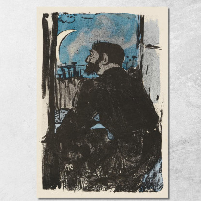 Notte Bianca Henri de Toulouse-Lautrec htl78 quadro stampato su tela