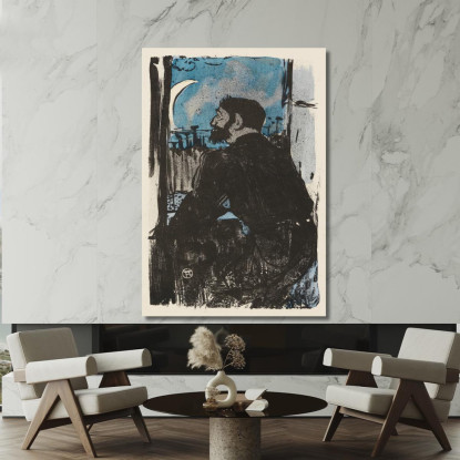 Notte Bianca Henri de Toulouse-Lautrec htl78 quadro stampato su tela