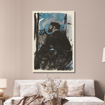 Notte Bianca Henri de Toulouse-Lautrec htl78 quadro stampato su tela