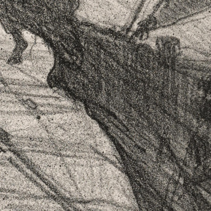 Oceano Nox Henri de Toulouse-Lautrec htl79 quadro stampato su tela