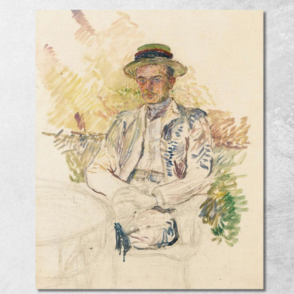 Ritratto Di Louis Pascal Henri de Toulouse-Lautrec htl83 quadro stampato su tela