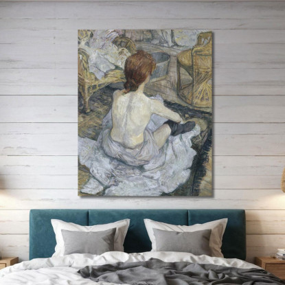 Rossa Detta Anche La Toilette Henri de Toulouse-Lautrec htl90 quadro stampato su tela