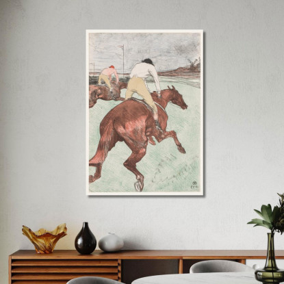 Il Fantino Henri de Toulouse-Lautrec htl98 quadro stampato su tela