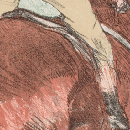 Il Fantino Henri de Toulouse-Lautrec htl98 quadro stampato su tela