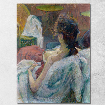 La Modella A Riposo Henri de Toulouse-Lautrec htl101 quadro stampato su tela