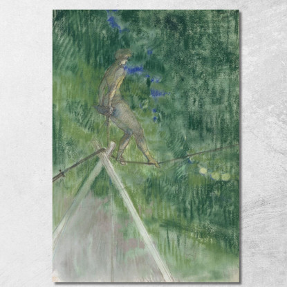 La Danzatrice Di Corda Henri de Toulouse-Lautrec htl104 quadro stampato su tela