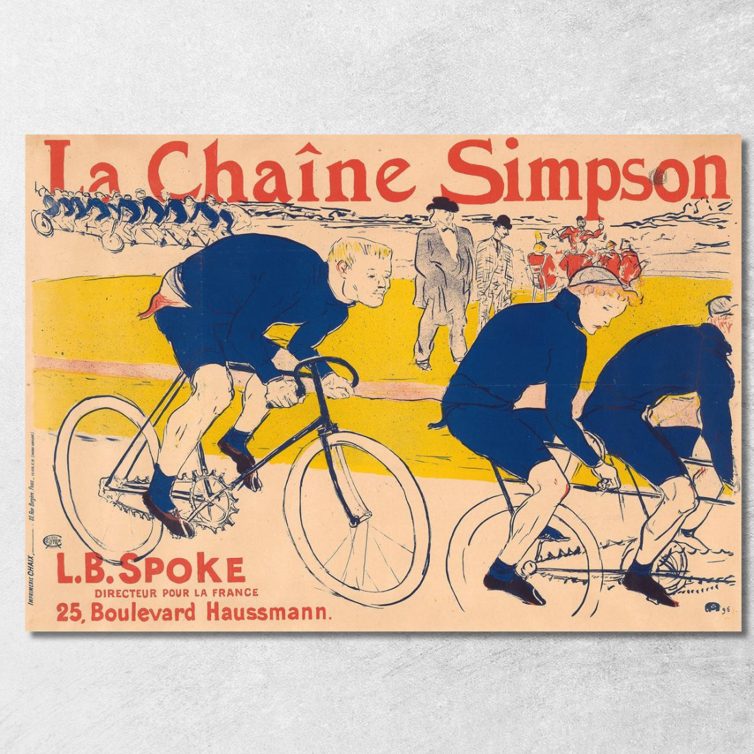 The Simpson Henri de Toulouse-Lautrec htl105 quadro stampato su tela