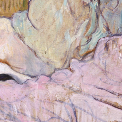 Il Divano Henri de Toulouse-Lautrec htl106 quadro stampato su tela