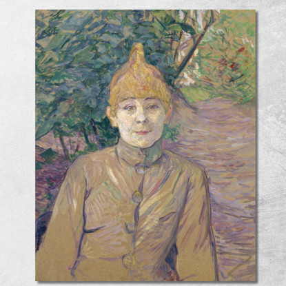 La Prostituta Henri de Toulouse-Lautrec htl107 quadro stampato su tela