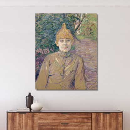 La Prostituta Henri de Toulouse-Lautrec htl107 quadro stampato su tela