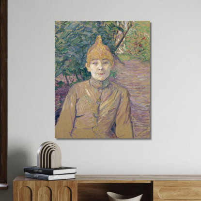 La Prostituta Henri de Toulouse-Lautrec htl107 quadro stampato su tela