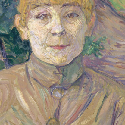 La Prostituta Henri de Toulouse-Lautrec htl107 quadro stampato su tela