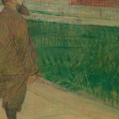 Tristan Bernard Al Vélodrome Buffalo Henri de Toulouse-Lautrec htl109 quadro stampato su tela