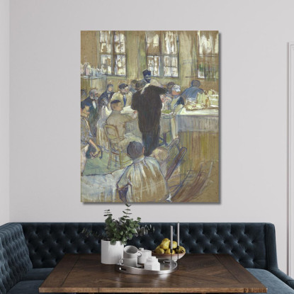 Un'Operazione Del Dottor Péan All'Hôpital International Henri de Toulouse-Lautrec htl110 quadro stampato su tela