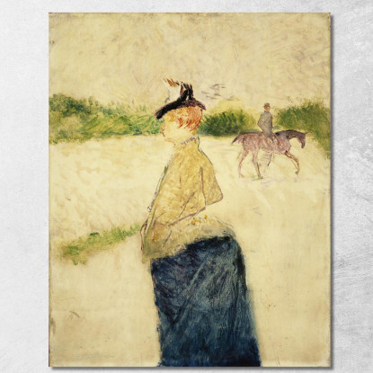 Émilie Henri de Toulouse-Lautrec htl115 quadro stampato su tela