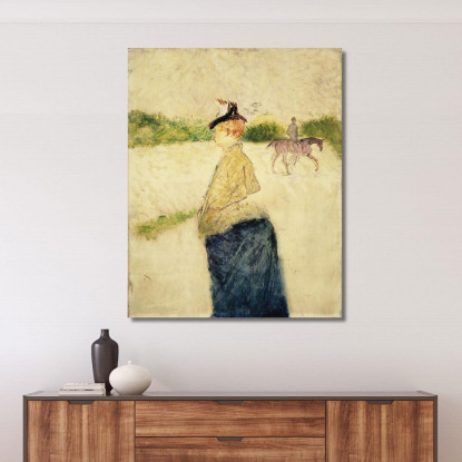 Émilie Henri de Toulouse-Lautrec htl115 quadro stampato su tela