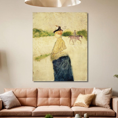 Émilie Henri de Toulouse-Lautrec htl115 quadro stampato su tela