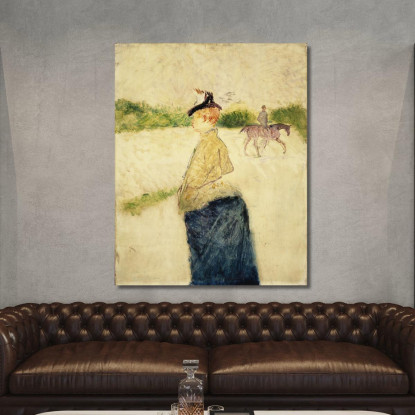 Émilie Henri de Toulouse-Lautrec htl115 quadro stampato su tela