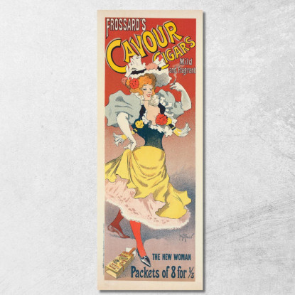 Sigari Cavour Di Frossard Henri Georges Meunier hgm7 quadro stampato su tela