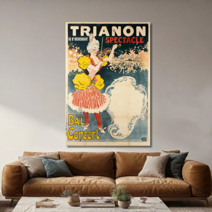 Trianon 80 Bd Rochechouart Spettacolo Ballo Concerto Henri Georges Meunier hgm20 quadro stampato su tela
