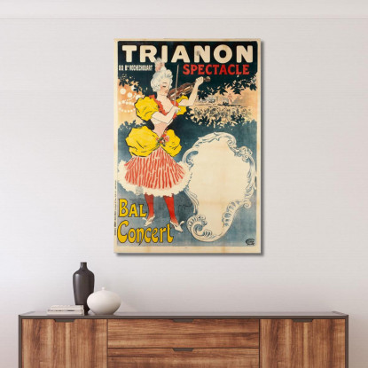 Trianon 80 Bd Rochechouart Spettacolo Ballo Concerto Henri Georges Meunier hgm20 quadro stampato su tela