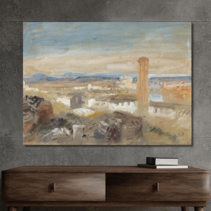 Un Campanile Tra Le Rovine Hercules Brabazon Brabazon hbb2 quadro stampato su tela