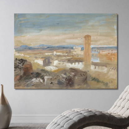 Un Campanile Tra Le Rovine Hercules Brabazon Brabazon hbb2 quadro stampato su tela