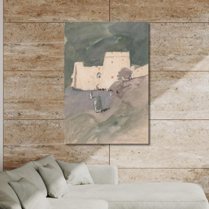 Una Cittadella Moresca Hercules Brabazon Brabazon hbb6 quadro stampato su tela